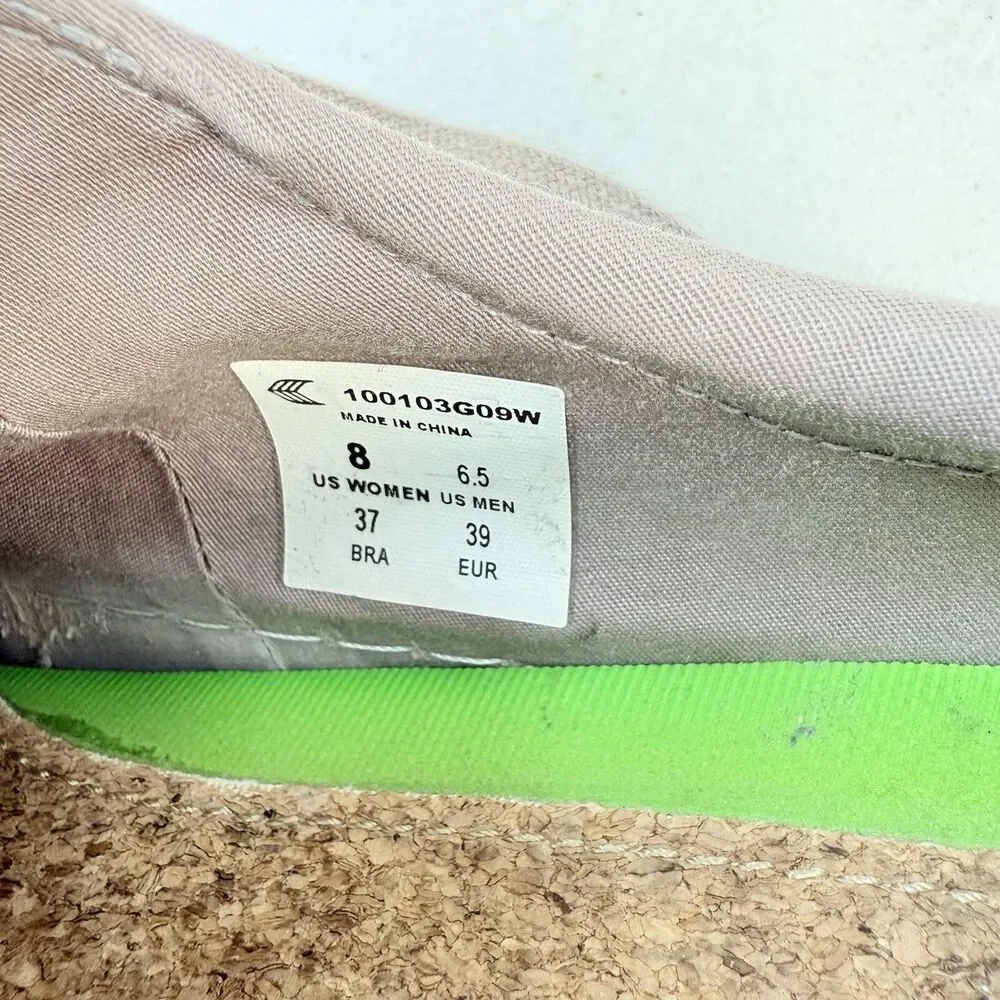 Cariuma Rio Brasil Low Canvas Grey Sneakers Shoes Womens Size 8 Men 6.5
